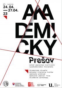 Plagát Akademického Prešova 2023 Autor: Matúš Koločik